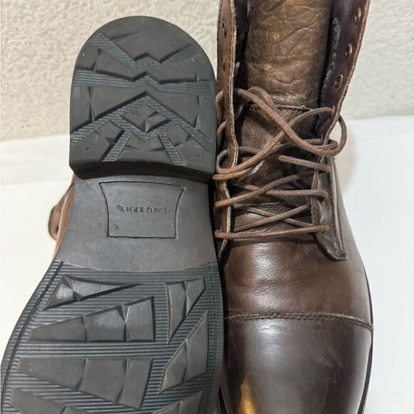 J. Murphy By Johnston & Murphy Mens Size 12 Ankle Boots Brown Leather - Picture 6 of 13